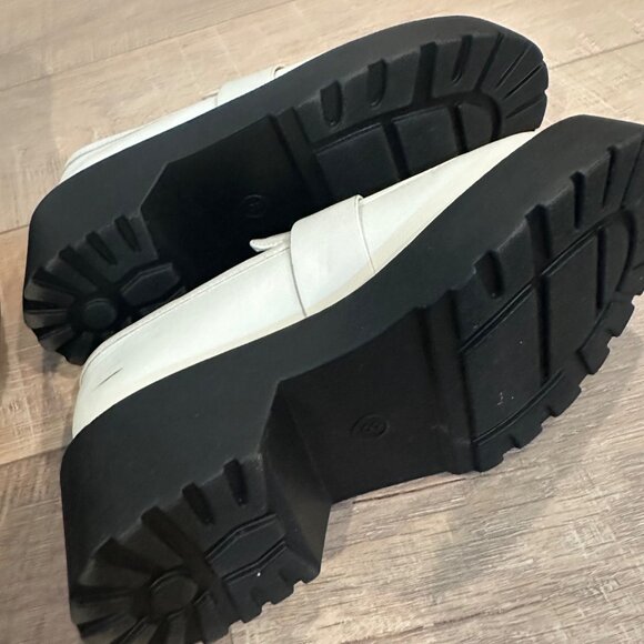 WILD FABLE WOMENS WHITE SLIP ON PLATFORM SHOES SIZE 8 - Picture 4 of 8